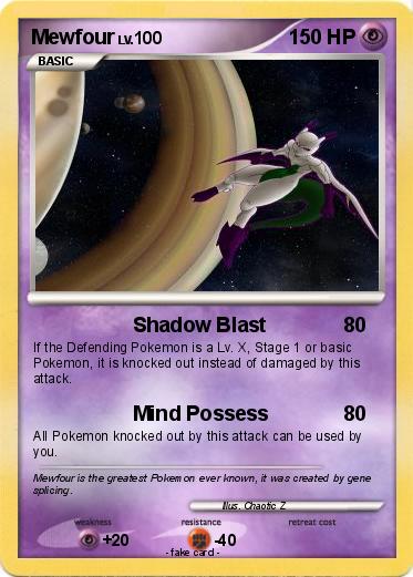 Pokemon Mewfour