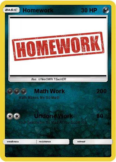 Pokemon Homework