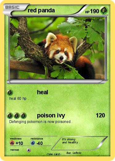 Pokemon red panda