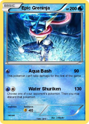 Pokemon Epic Greninja