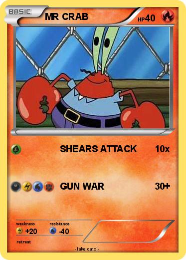 Pokemon MR CRAB