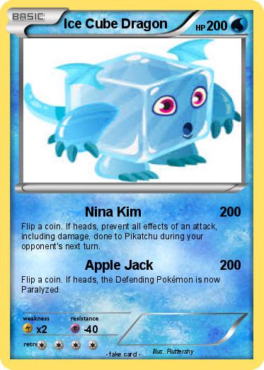 Pokemon Ice Cube Dragon
