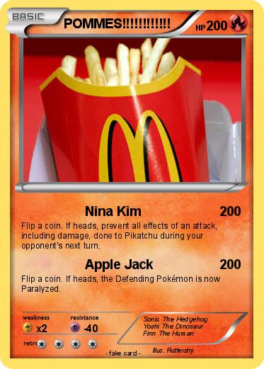 Pokemon POMMES!!!!!!!!!!!!
