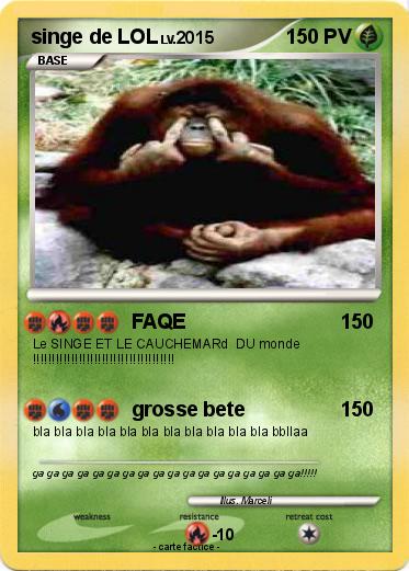 Pokemon singe de LOL