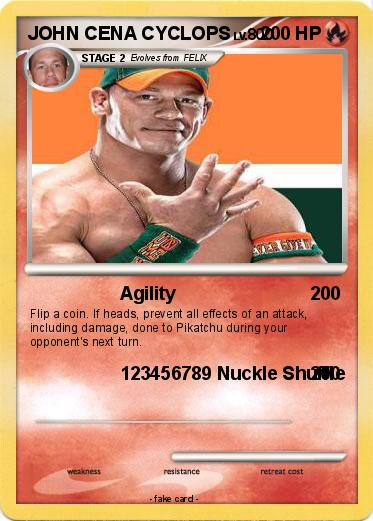 Pokemon JOHN CENA CYCLOPS