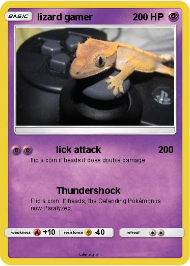 Pokemon lizard gamer