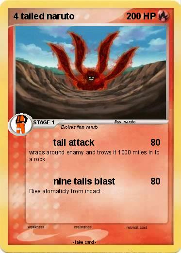 Pokemon 4 tailed naruto