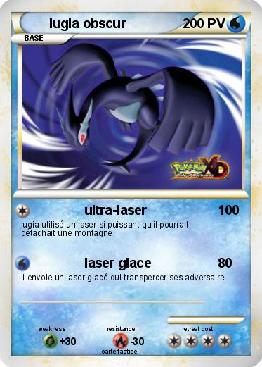 Pokemon lugia obscur