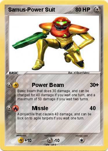 Pokemon Samus-Power Suit