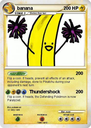 Pokemon banana
