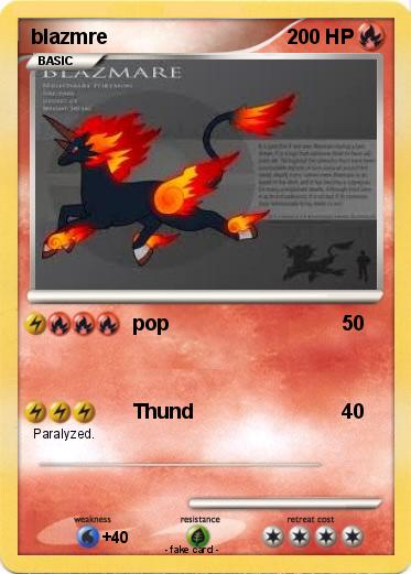 Pokemon blazmre