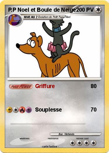 Pokemon P.P Noel et Boule de Neige