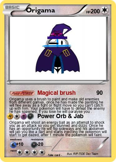 Pokemon Origama