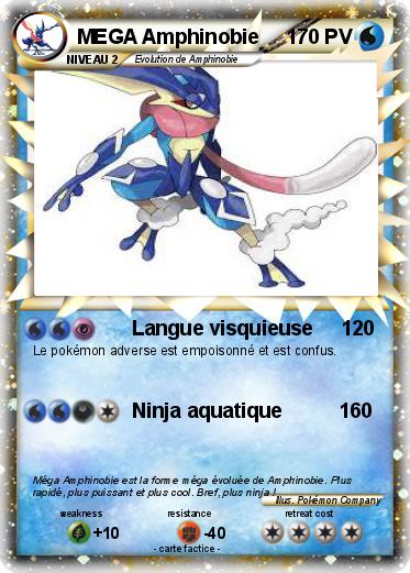 Pokemon MEGA Amphinobie