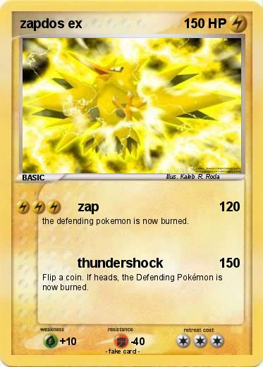 Pokemon zapdos ex
