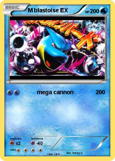 Pokemon M blastoise EX