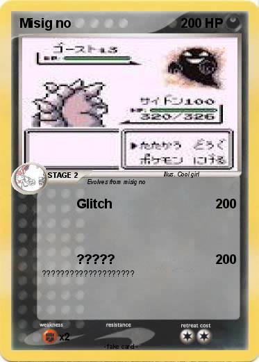 Pokemon Misig no