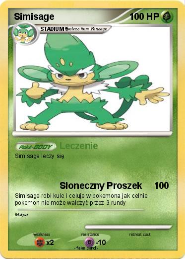 Pokemon Simisage