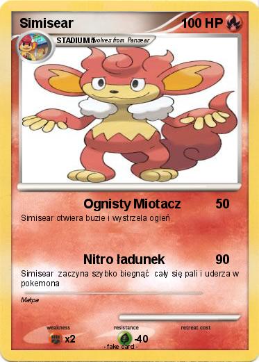 Pokemon Simisear
