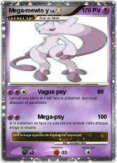 Pokemon Mega-mewto y