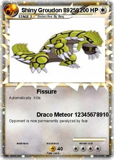 Pokemon Shiny Groudon 89259