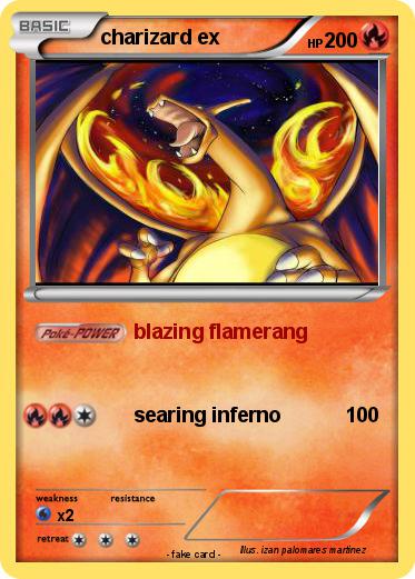 Pokemon charizard ex