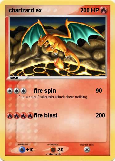 Pokemon charizard ex