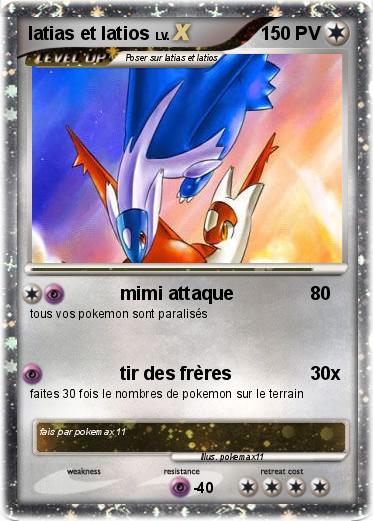 Pokemon latias et latios