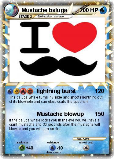 Pokemon Mustache baluga