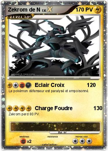 Pokemon Zekrom de N