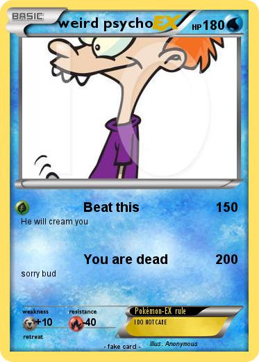 Pokemon weird psycho