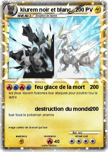 Pokemon kiurem noir et blanc