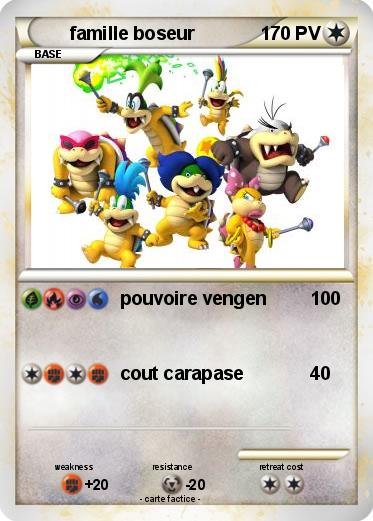 Pokemon famille boseur