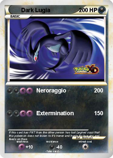 Pokemon Dark Lugia