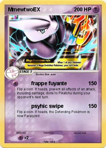 Pokemon MmewtwoEX