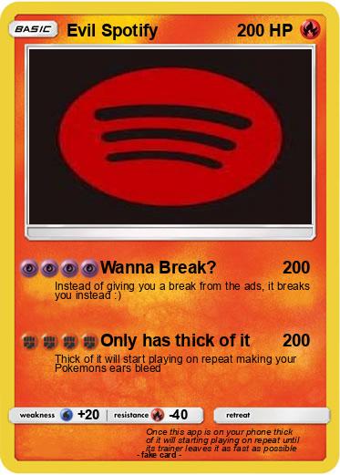 Pokemon Evil Spotify
