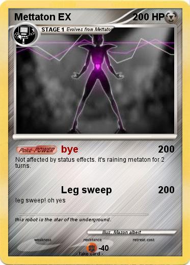 Pokemon Mettaton EX