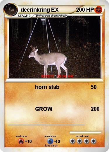 Pokemon deerinkring EX
