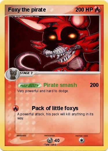 Pokemon Foxy the pirate