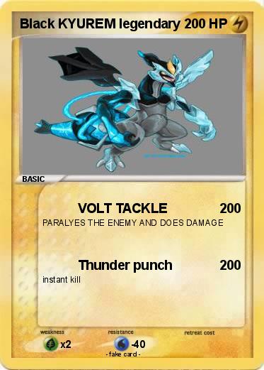 Pokemon Black KYUREM legendary