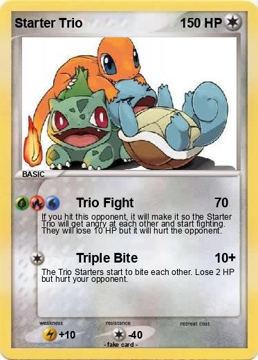 Pokemon Starter Trio