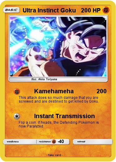 Pokemon Ultra Instinct Goku