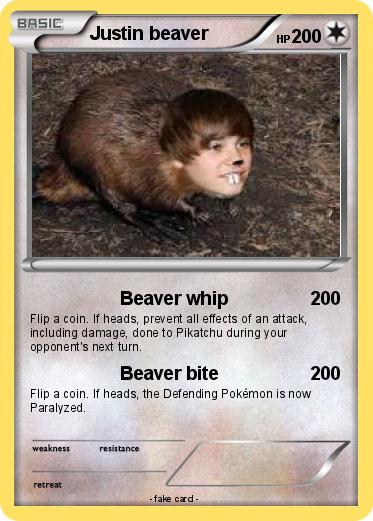 Pokemon Justin beaver