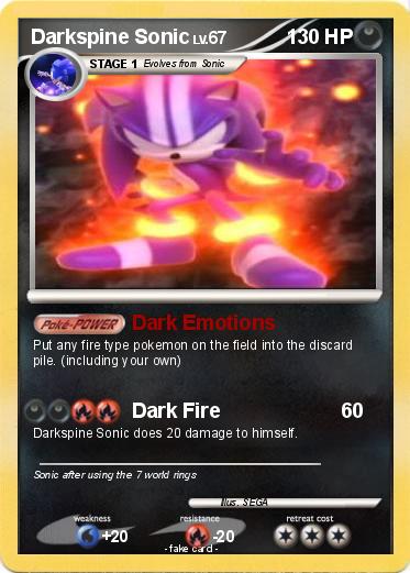 Pokemon Darkspine Sonic