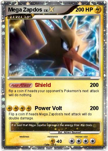 Pokemon Mega Zapdos