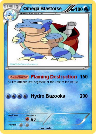 Pokemon Omega Blastoise
