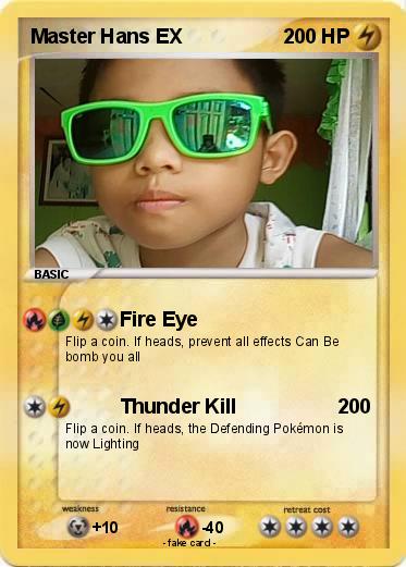 Pokemon Master Hans EX