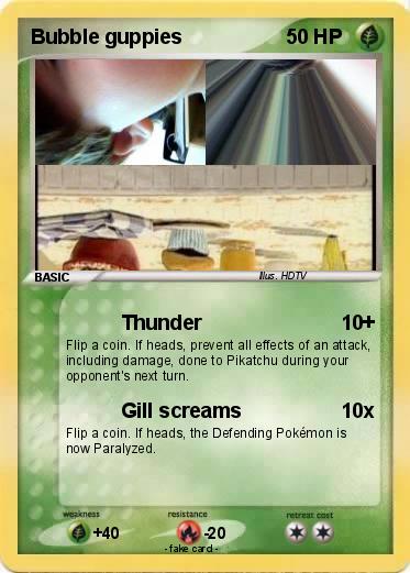 Pokemon Bubble guppies