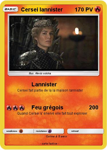 Pokemon Cersei lannister