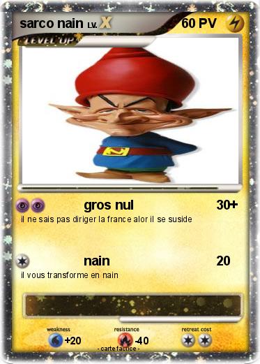 Pokemon sarco nain